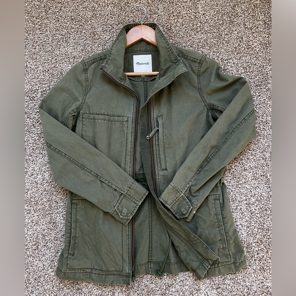 Madewell Utility Northover Jacket in green size US S
